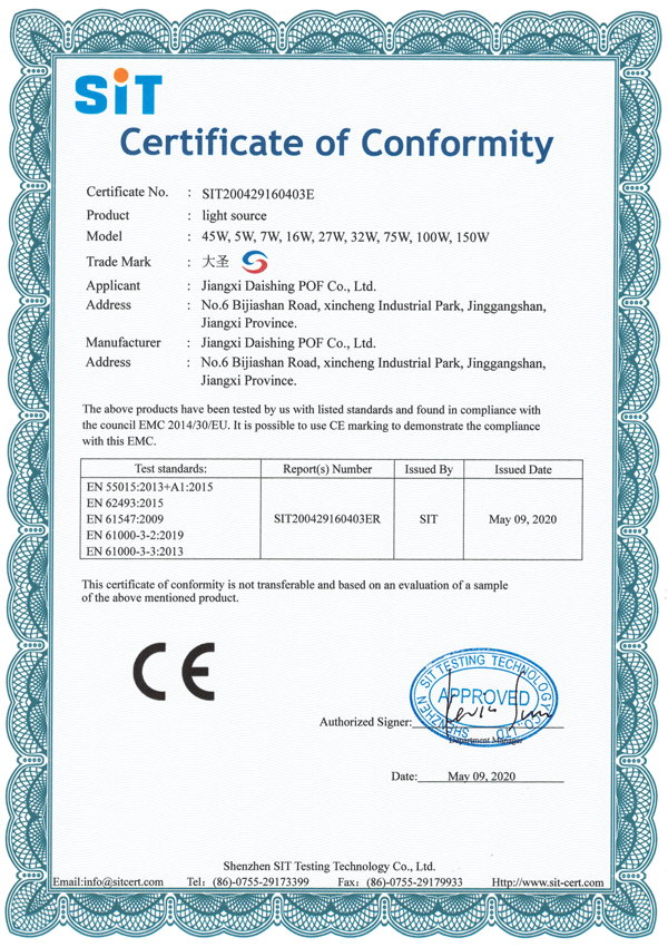 CE-प्रमाणपत्र